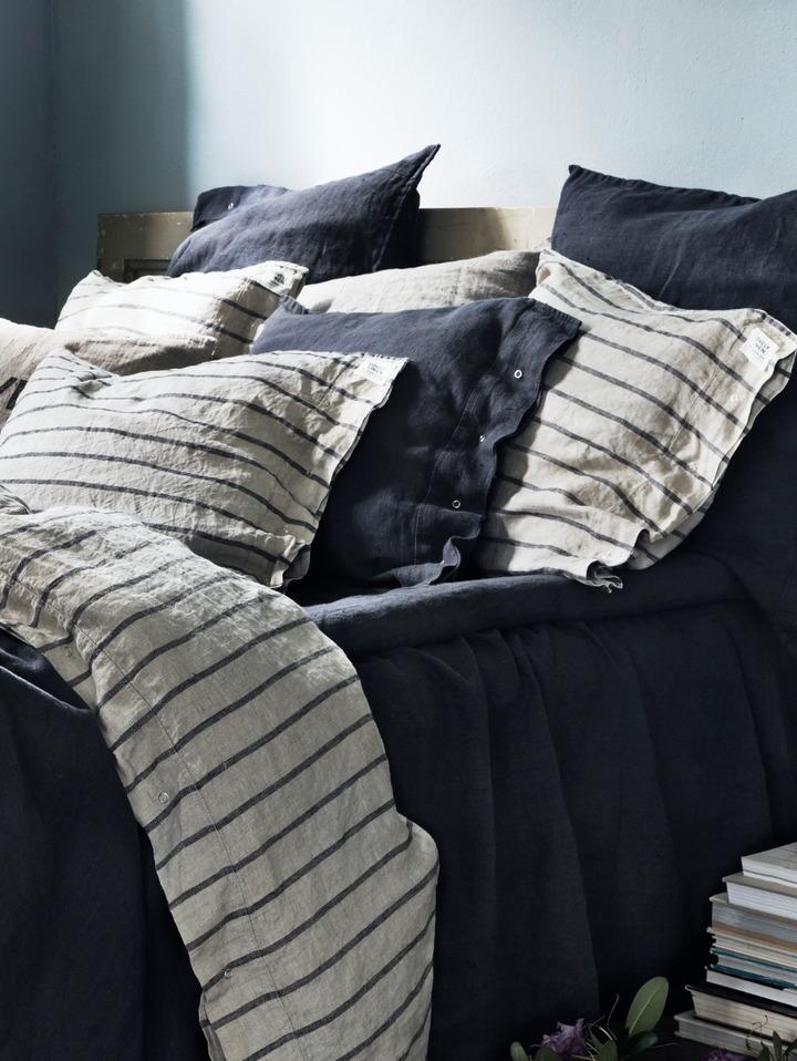 Bettwaesche 4 teilig mit Bettbezug-Stripe-Lovely-Linen